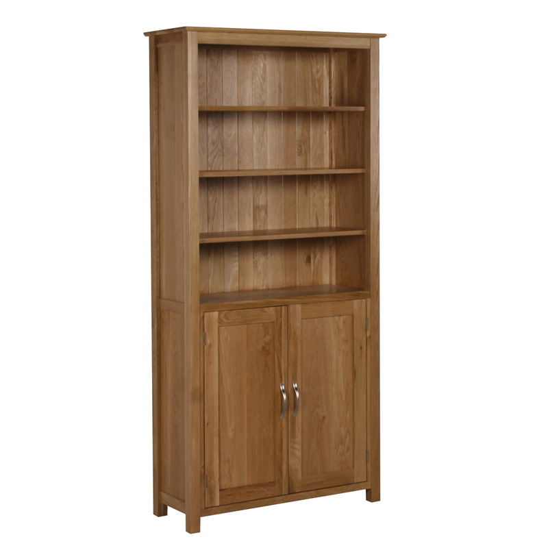 Rak Buku Modern Oak