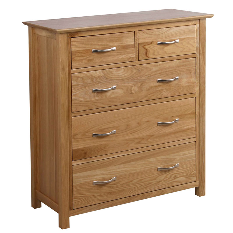 Modern Oak Multi Chest of Drawers