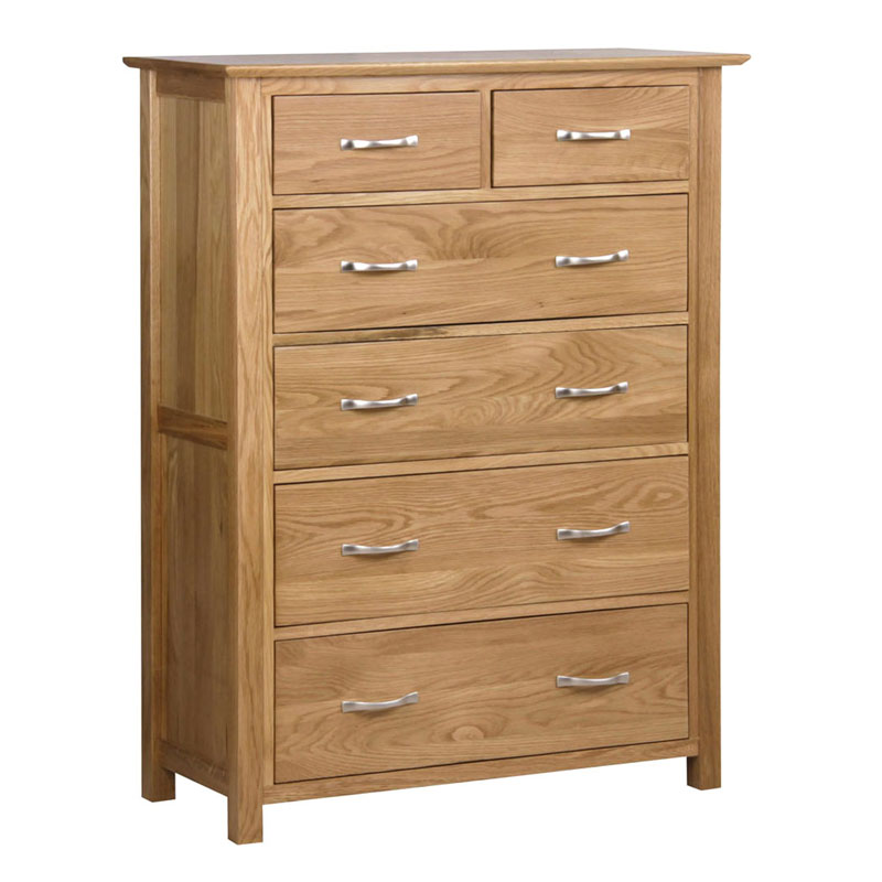 Modern Oak Dhuwur Multi Chest of Drawers